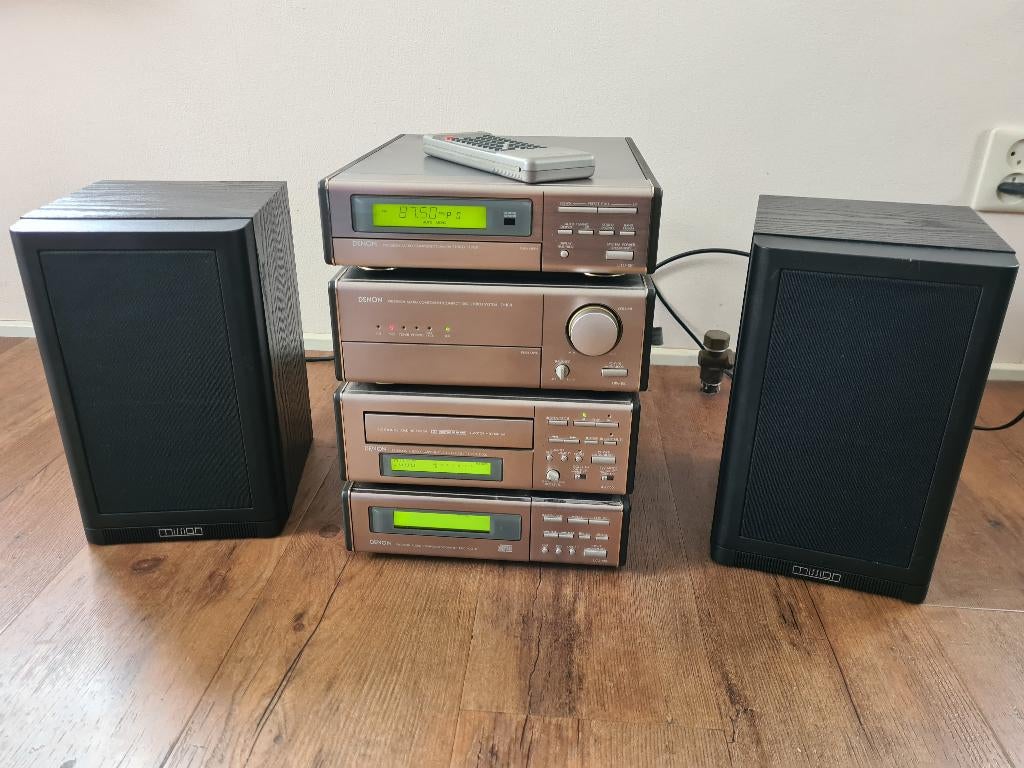 Denon HiFi Set (UPA-100/UCD/UDR) + Mission 760 - Werkend, Gebruikt, 60 tot 120 watt, Front, Rear of Stereo speakers, Ophalen