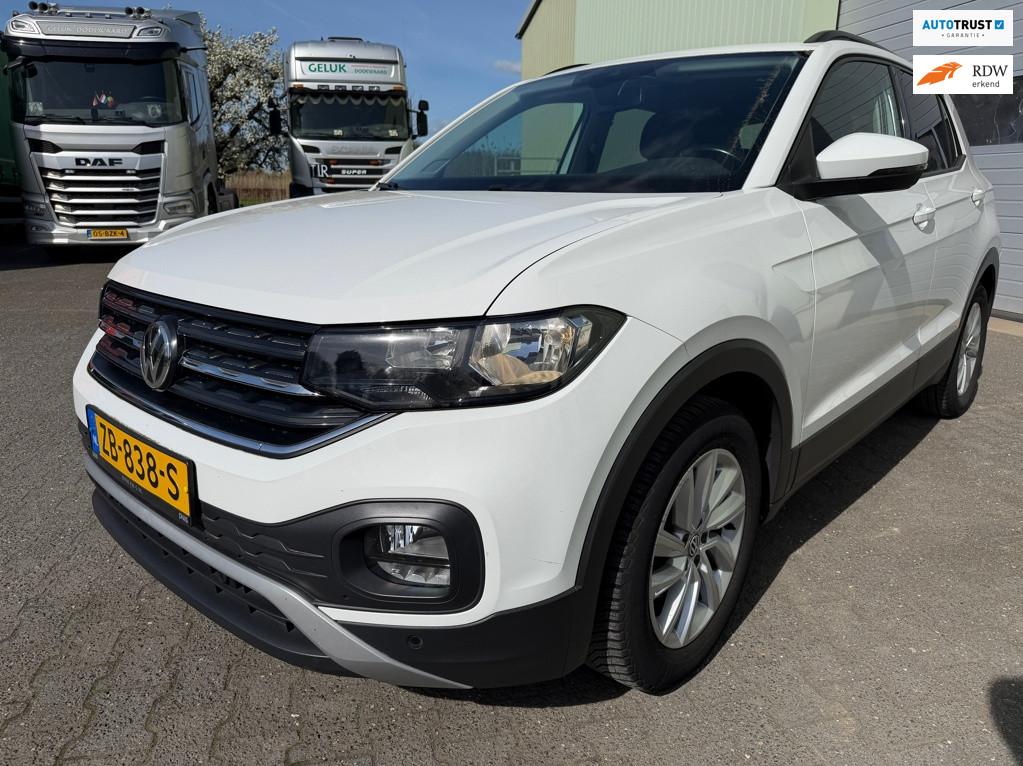 Volkswagen T-Cross 1.0 TSI Life Trekhaak, Auto's, Volkswagen, 95 pk, 620 kg, Origineel Nederlands, Bedrijf