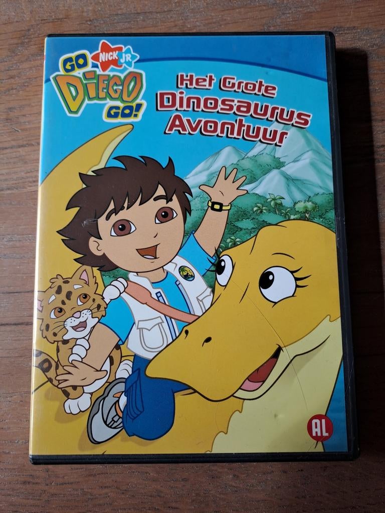 DVD Go Diego Go! Het Grote Dinosaurus Avontuur, Avontuur, Alle leeftijden, Ophalen of Verzenden, Zo goed als nieuw