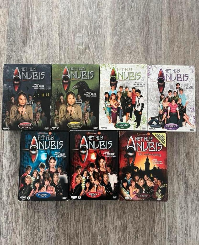 Het Huis Anubis - Seizoen 1 t/m 4 DVD Boxen, Alle leeftijden, Ophalen of Verzenden, Boxset