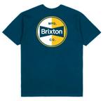 BRIXTON PATRON T-SHIRT MARINE BLUE, Info@workingclassrebel.com, Blauw, Nieuw, Brixton