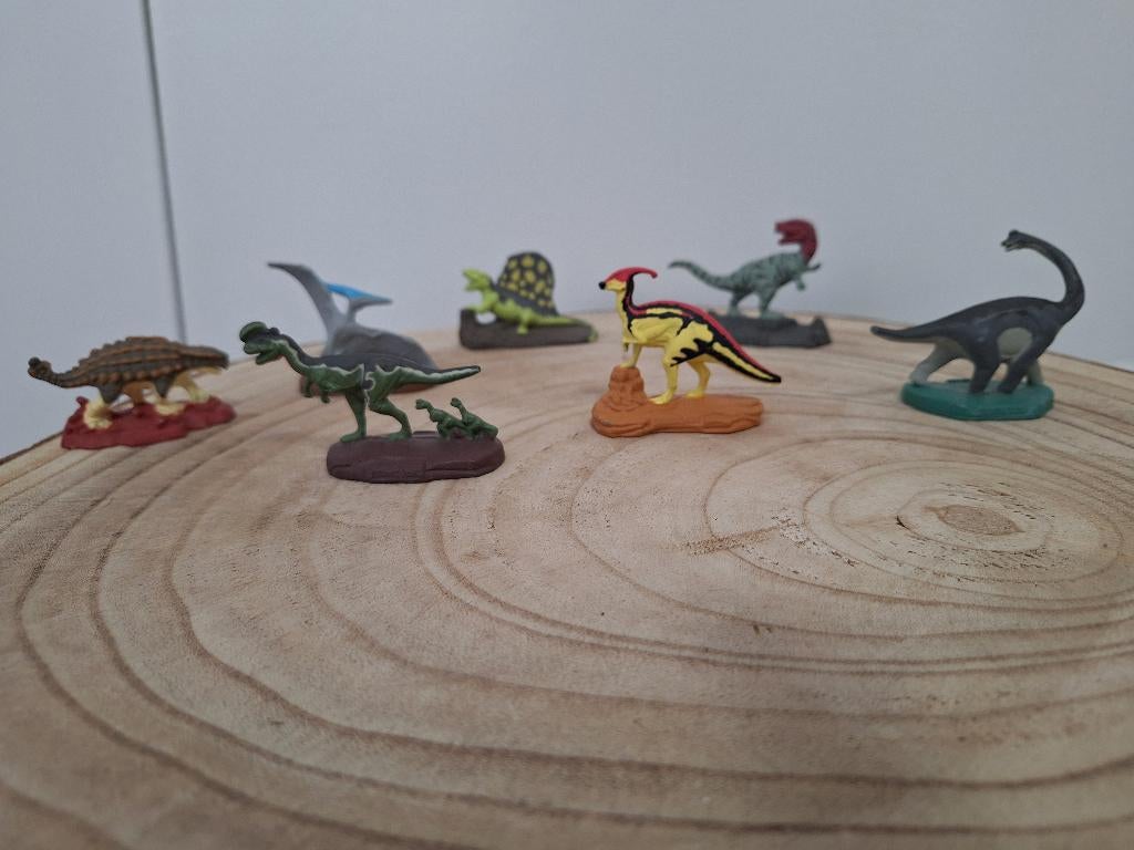Jurassic Park 1993 Complete set van 14 metalen figuurtjes, Verzamelen, Poppetjes en Figuurtjes, Ophalen of Verzenden, Zo goed als nieuw