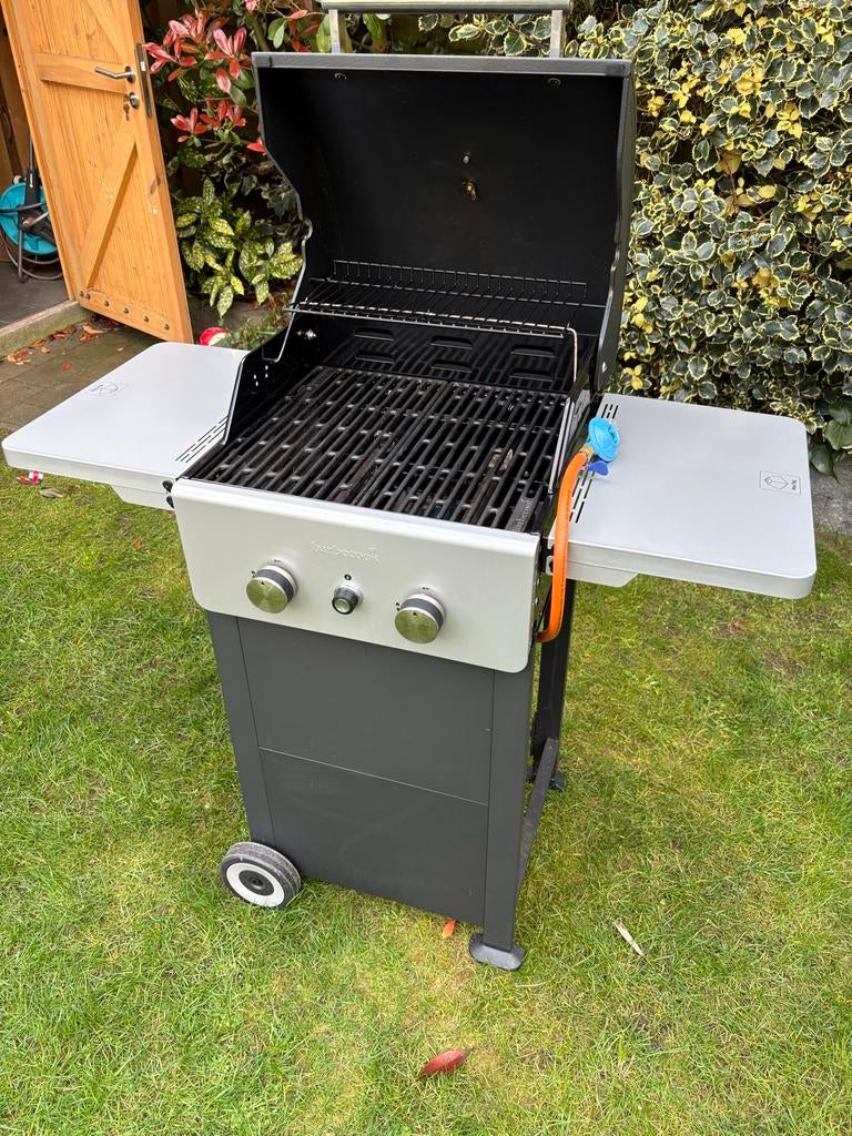 Barbecook Spring 2002 Gasbarbecue met gietijzeren roosters, Tuin en Terras, Gasbarbecues, Zo goed als nieuw, Ophalen