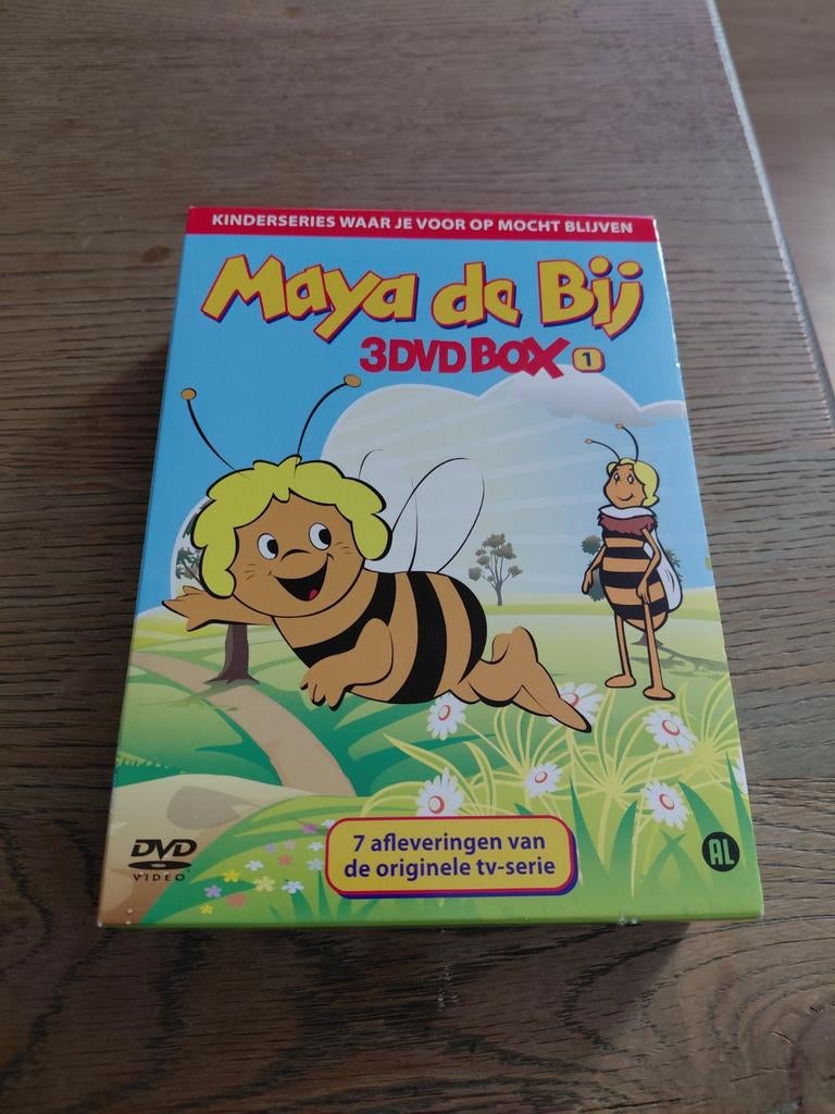 Maya de Bij 3dvd box 1. 7 afleveringen, Europees, Tekenfilm, Alle leeftijden, Boxset