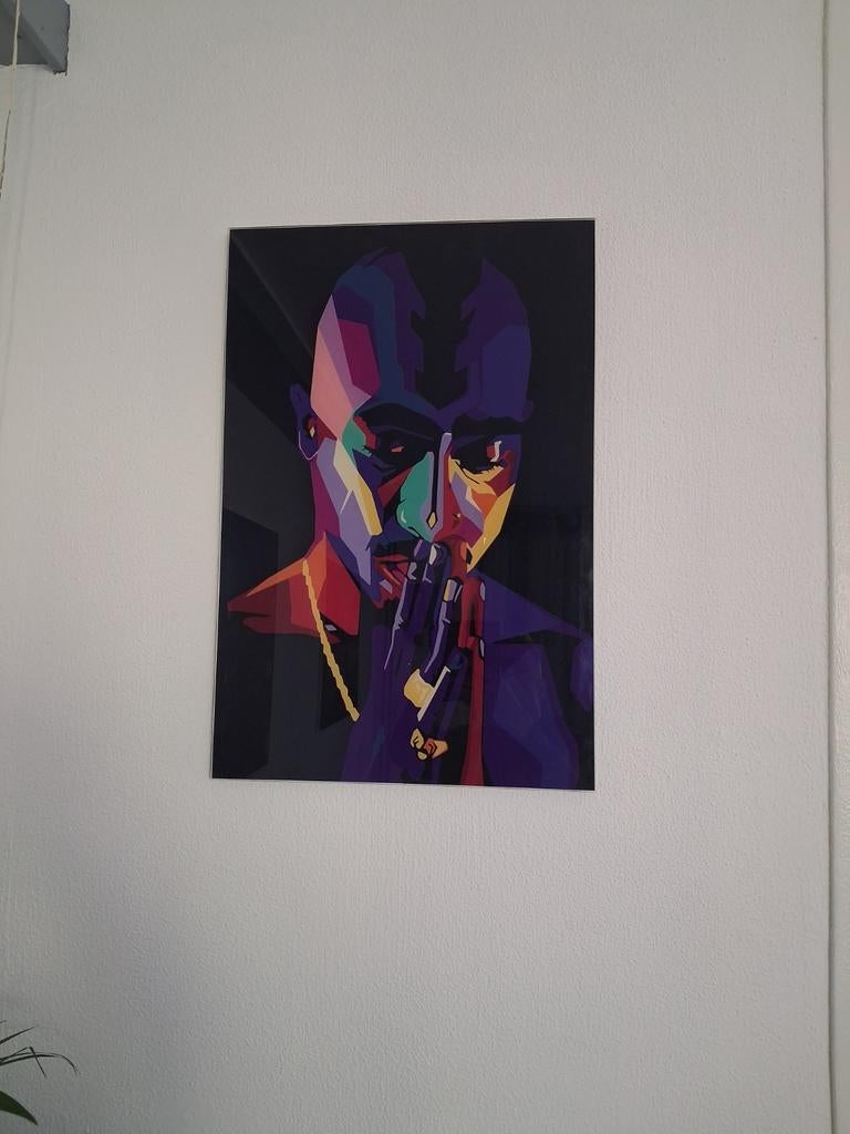 Tupac schilderij - Pop Art kunstwerk, Ophalen of Verzenden
