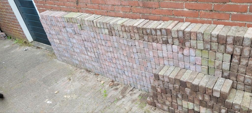 Waaltjes 15x4,5 cm - Ongeveer 50 m², Ophalen, Gebruikt, Klinkers, 10 m² of meer