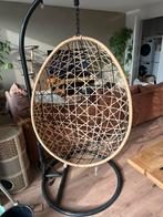 Comfortabele Hangstoel met Kussen - Perfect voor Ontspanning, Huis en Inrichting, Stoelen, Overige kleuren, Riet of Rotan, Ophalen of Verzenden