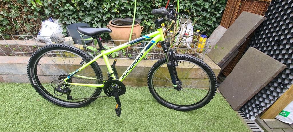 MOUNTAINBIKE 24 INCH ST500 ROCKRIDER 18 VERSNELLINGEN, Fietsen en Brommers, Fietsen | Mountainbikes en ATB, Minder dan 45 cm, Ophalen