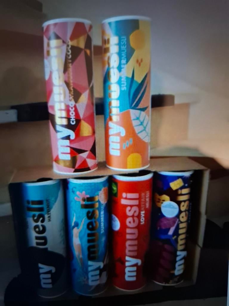 Muesli buizen, Ophalen, Zo goed als nieuw