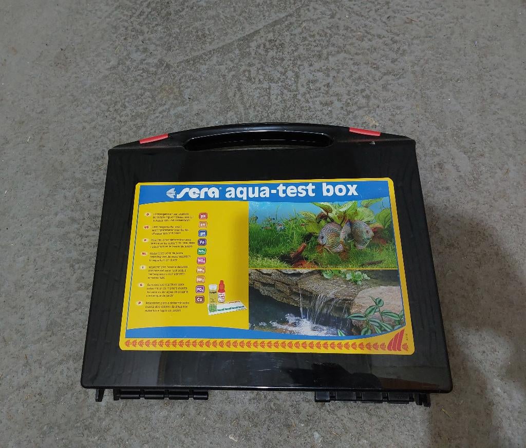 Sera aqua test box aquarium test kit, Ophalen of Verzenden, Zo goed als nieuw, Overige typen, Sera