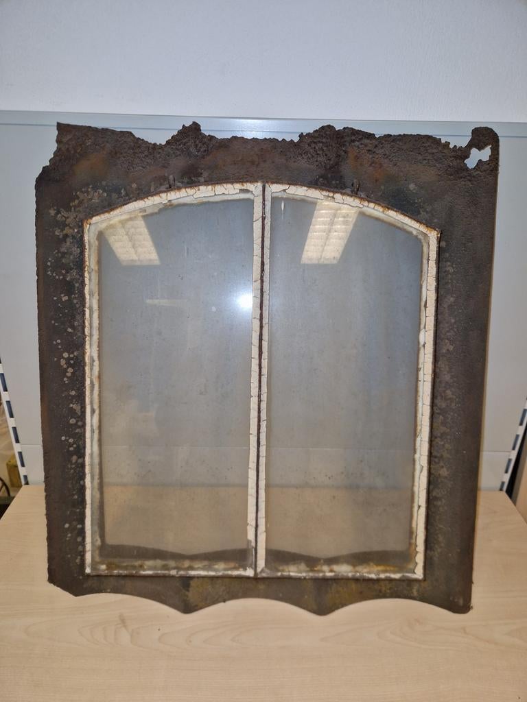 Oud stalen dakraam voor oud Hollandse pannen, Ophalen, Gebruikt, Minder dan 80 cm, Minder dan 80 cm