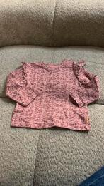 HEMA shirtje maat 80 – roze met bloemen, Kinderen en Baby's, Babykleding | Maat 56, Meisje, ., Ophalen of Verzenden, Zo goed als nieuw