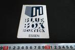 sticker Essen BLUE BOX BOETIEK  BBB, Ophalen, Zo goed als nieuw