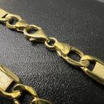 14 karaat gouden ketting dik cuban schakel, Ophalen of Verzenden, Zo goed als nieuw, Goud