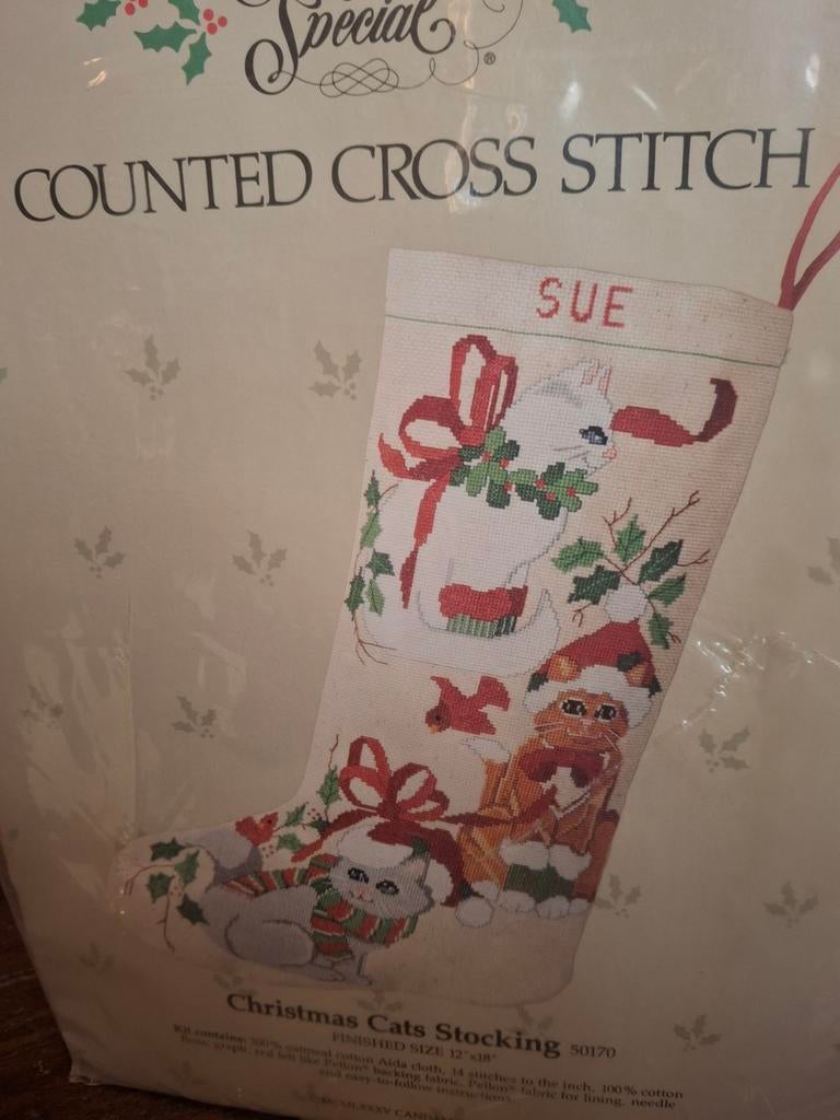 Kerstsok, Hobby en Vrije tijd, Borduren en Borduurmachines, Ophalen of Verzenden, Nieuw, Borduurpakket