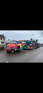 Carnavalswagen met trekker overkapping tekoop/te ruil, Ophalen