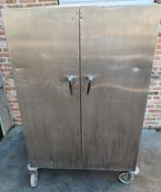 inox kast , inox kar, Huis en Inrichting, Keuken | Keukenelementen, Ophalen, Gebruikt, 100 tot 150 cm, 100 tot 150 cm