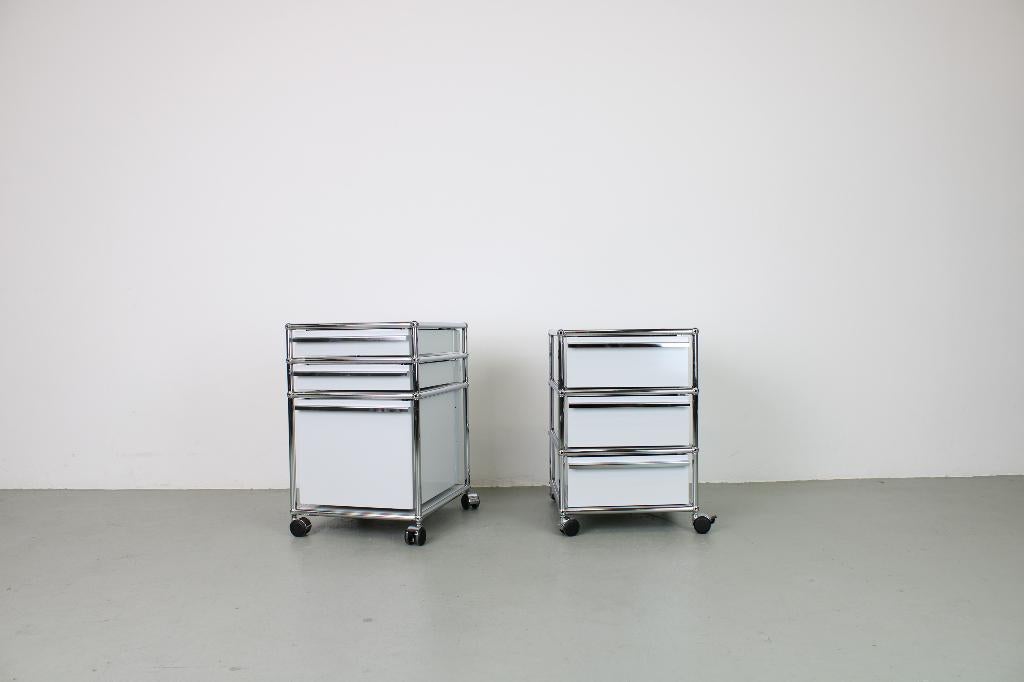 USM Haller trolley/ladeblok, diverse afmetingen, Light grey, Ophalen, Gebruikt, Minder dan 70 cm, Metaal