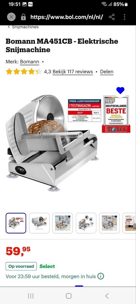 Snijmachine, Ophalen of Verzenden, Zo goed als nieuw, Metaal