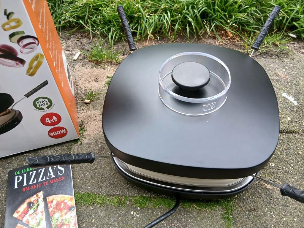 PiZza Grillpan 4 personen, Tuin en Terras, Barbecue-accessoires, Nieuw, Ophalen of Verzenden
