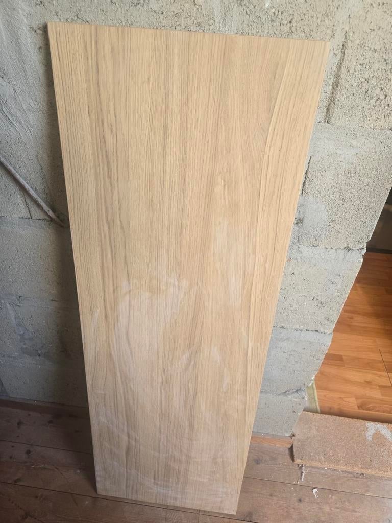 Eikenfineer bovenblad 120x42 cm, Huis en Inrichting, Kasten | Televisiemeubels, Ophalen