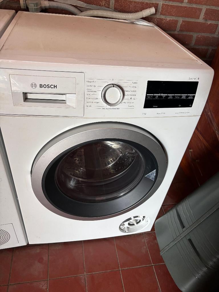 Bosch Wasmachine Serie 6 9kg EcoSilence Drive, Ophalen, 1200 tot 1600 toeren, Gebruikt, 8 tot 10 kg