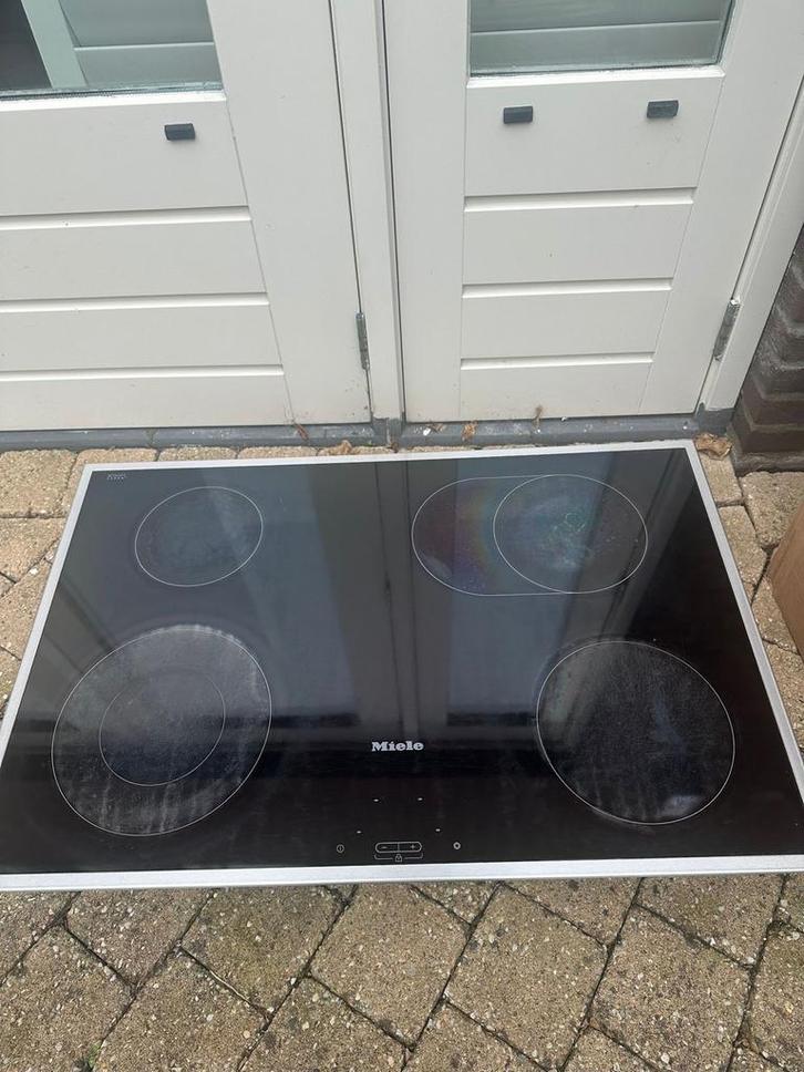 Miele kookplaat en Siemens afzuigkap, Witgoed en Apparatuur, Kookplaten, Gebruikt, Inbouw, Elektrisch, 4 kookzones, Ophalen of Verzenden