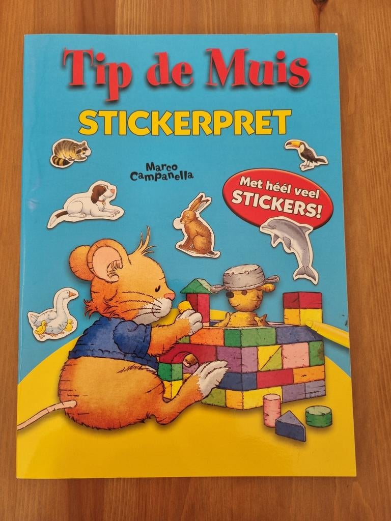 Tip de muis Stickerboek, Fictie algemeen, Nieuw, Ophalen of Verzenden, Marco Campanella