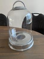 Riviera Maison Glazen Stolp met Aluminium Voet, Ophalen, Gebruikt