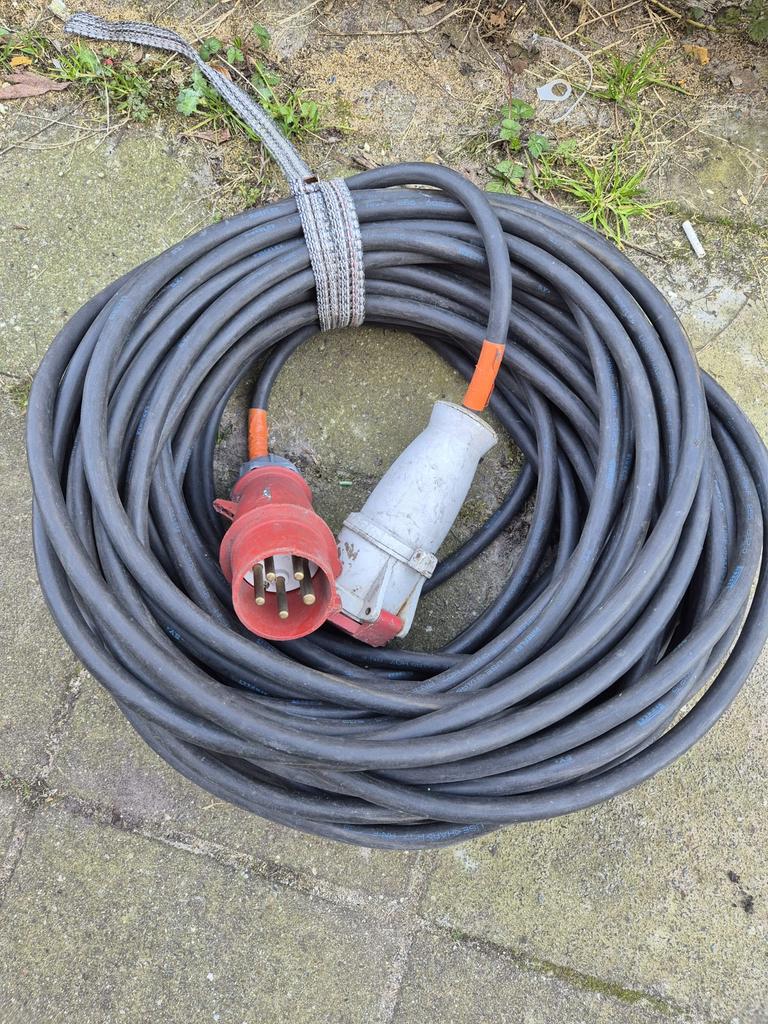 Stroomkabel 32 ampere 45 meter, Ophalen, Gebruikt