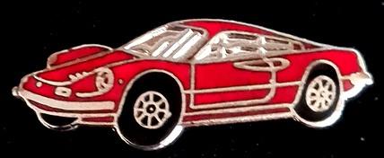 Ferrari pin- kleine maat- rood emaille, Verzenden, Nieuw, Transport, Speldje of Pin