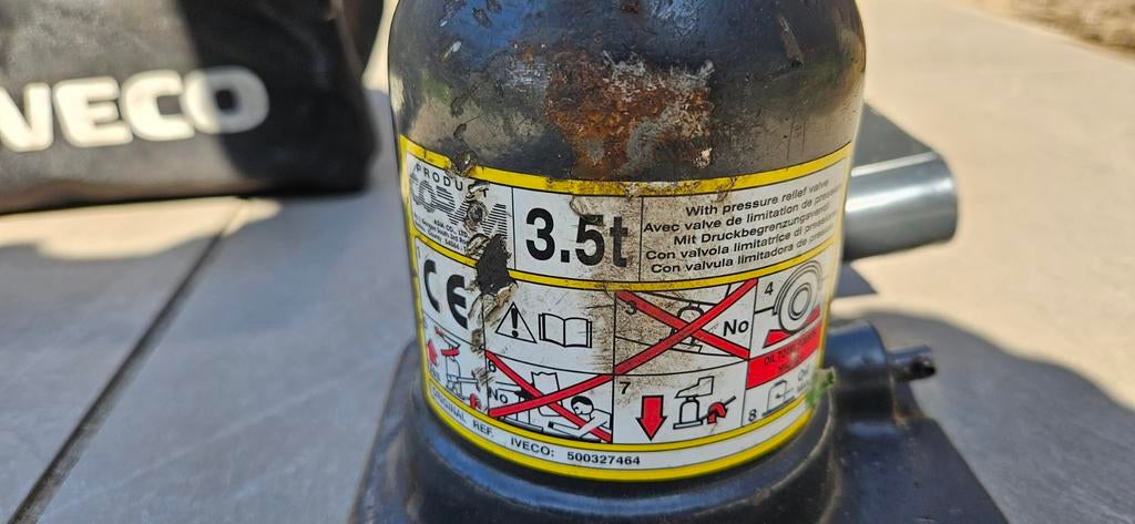 Iveco 3.5T Bestelwagen Potkrik - Zo goed als nieuw, Ophalen of Verzenden, Zo goed als nieuw, Hydraulisch, Potkrik