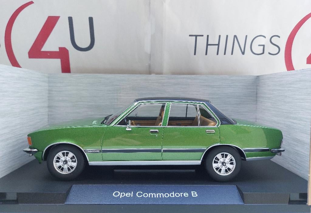 MCG 1:18 Opel Commodore B groen 1972 nieuw in verpakking, Ophalen of Verzenden, Nieuw, Auto, Overige merken