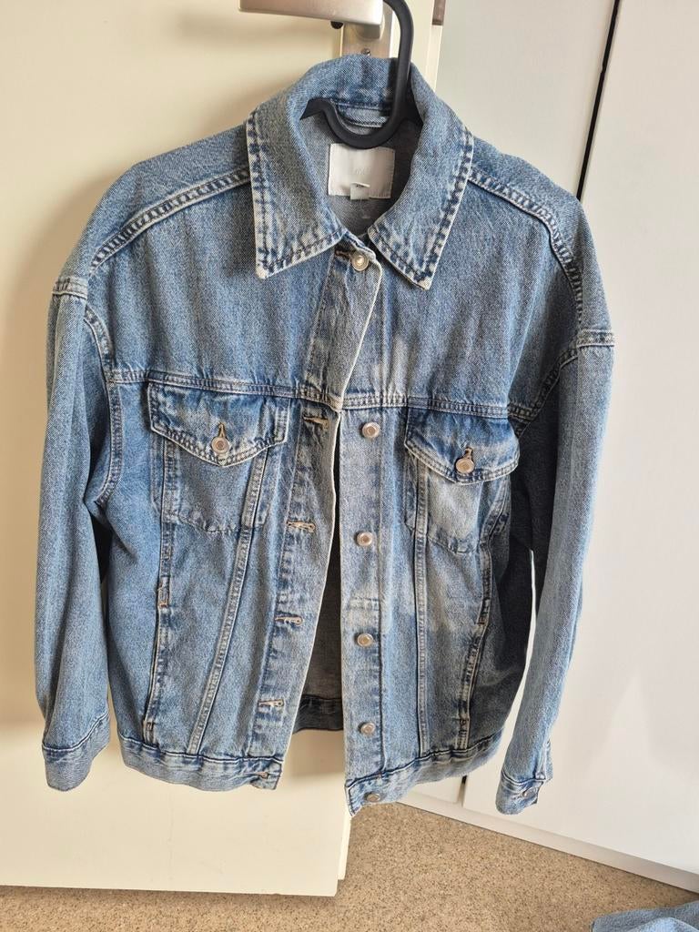 H&M spijkerjasje maat XS, H&M, Blauw, Ophalen of Verzenden, Zo goed als nieuw