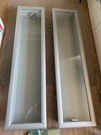 Vitrinekast Ikea Bertby zilvergrijs 2 stuks, Ophalen, Minder dan 50 cm, Gebruikt, Minder dan 25 cm
