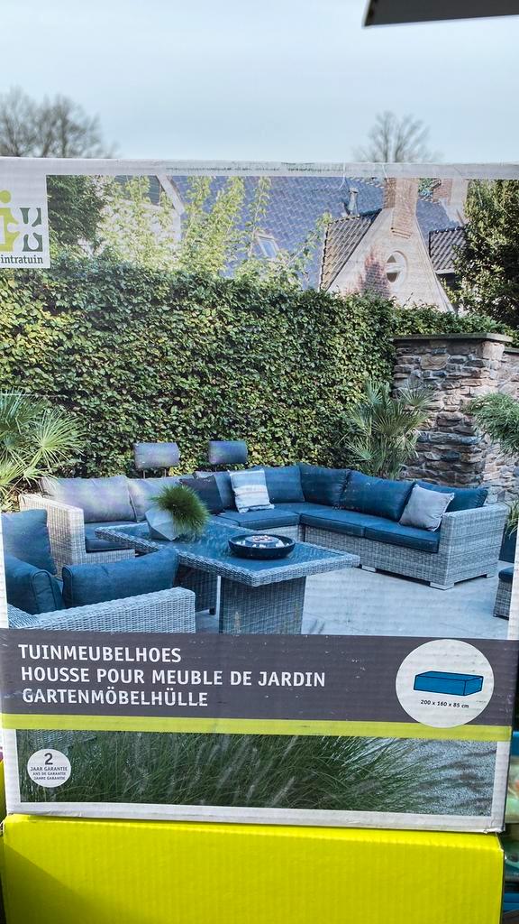 Tuinmeubelhoes beschermhoes rechthoekig 200x160x85 cm, Tuin en Terras, Tuinmeubel-accessoires, Nieuw, Ophalen of Verzenden