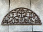 Halfronde zware gietijzeren deurmat / wanddecoratie, 68*30,5, Ophalen, Gebruikt, Gietijzer, Buiten