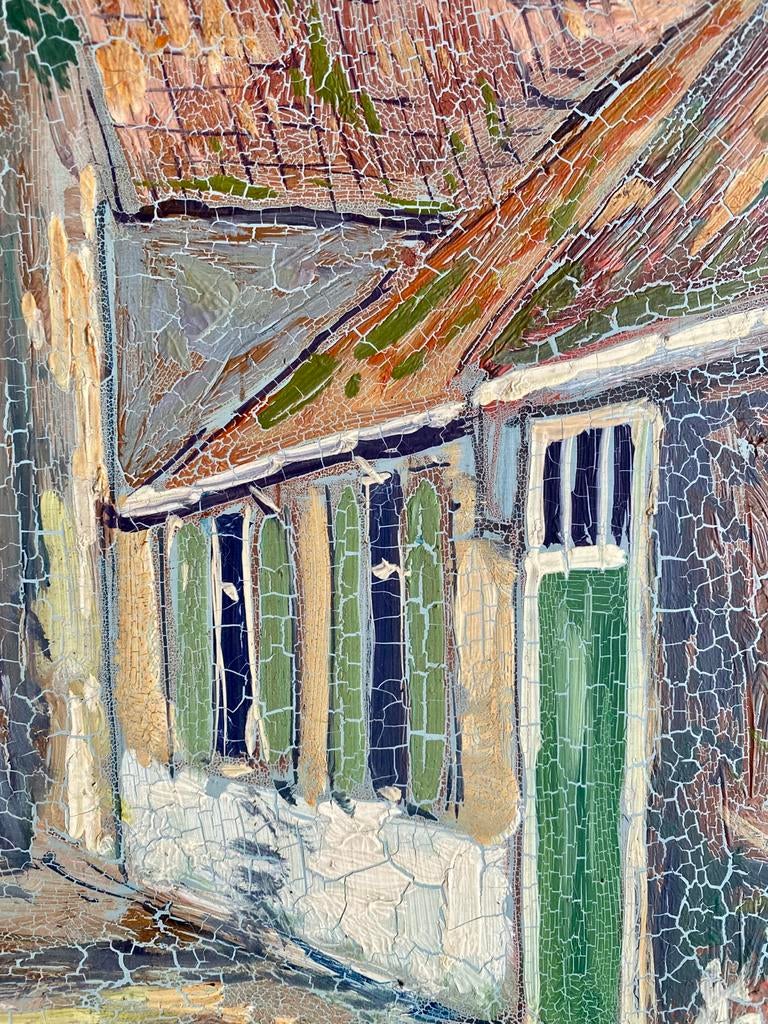 Olieverf Schilderij Leen Dijkshoorn (1909-1989) Vlaardingse, Ophalen of Verzenden