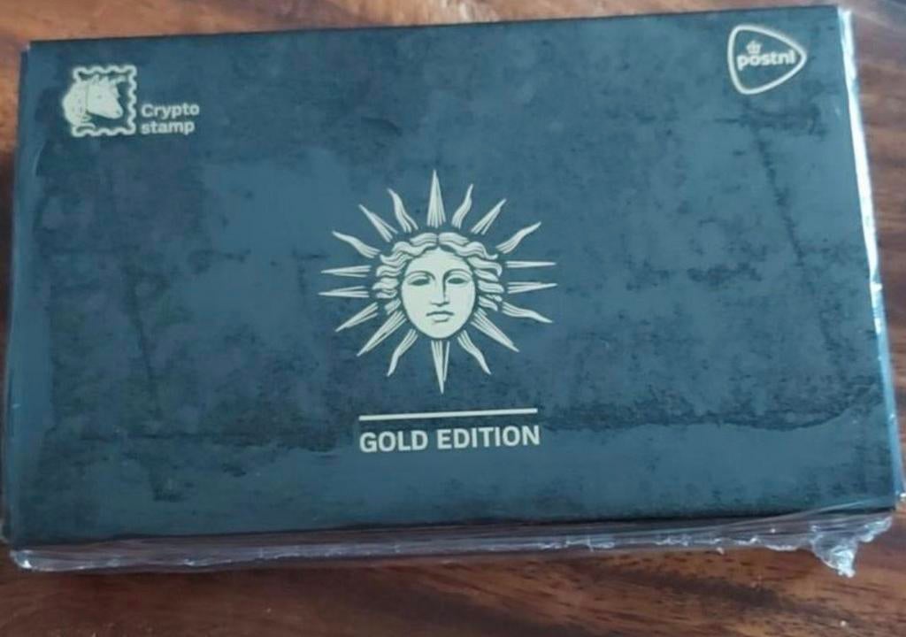 Crypto Stamp Gold Edition - Helios 2025, Ophalen of Verzenden