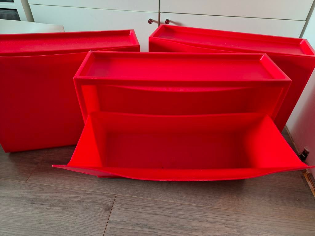 IKEA TRONES kasten rood, Ophalen of Verzenden