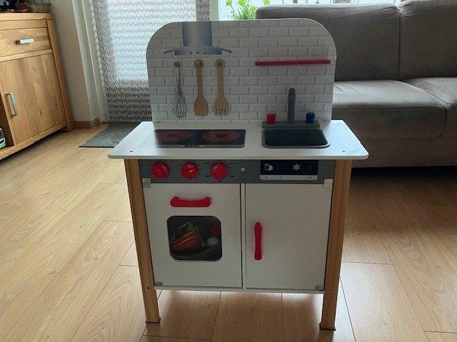 speelgoedkeuken met accessoires, Ophalen, Gebruikt, Meubelstuk of Keukentje