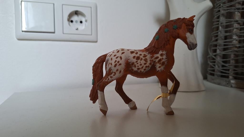 Schleich repaint paard, Verzamelen, Dierenverzamelingen, Ophalen of Verzenden, Zo goed als nieuw, Paard, Beeldje of Figuurtje