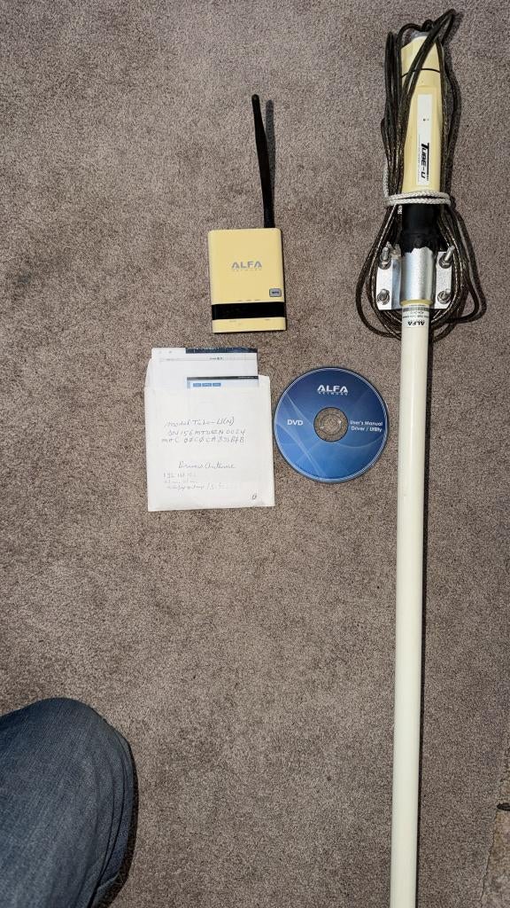 Alfa TUBE U(N) Outdoor CPE Wifi  met router, Ophalen of Verzenden, Gebruikt