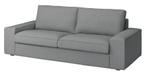 Ikea KIVIK 3 zitter grijs, vrijwel nieuw, Ophalen, Driepersoons, 75 tot 100 cm, Zo goed als nieuw