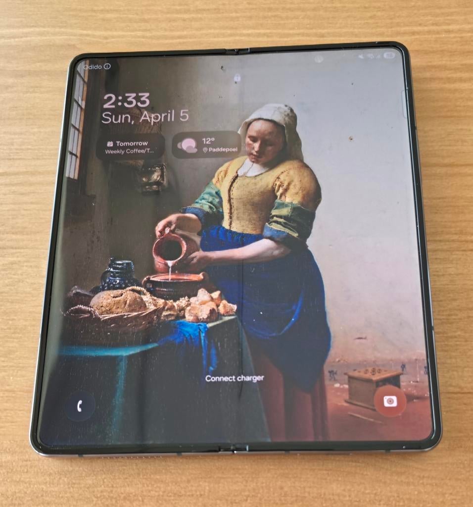 Samsung Galaxy Z Fold 4 - Zo goed als nieuw + Accessoires, Telecommunicatie, Mobiele telefoons | Samsung, Overige kleuren, Touchscreen