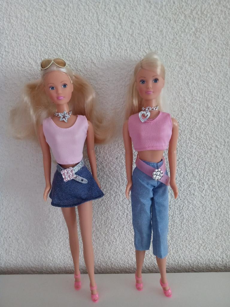 2 Leuke STEFFI LOVE Poppen van Simba Toys, Ophalen of Verzenden, Zo goed als nieuw, Overige typen