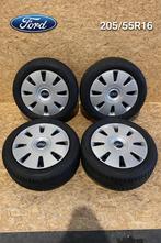 4x Ford velgen met winterbanden 205/55 R16 – Pirelli, Auto-onderdelen, Banden en Velgen, Gebruikt, 16 inch, Banden en Velgen, Personenwagen