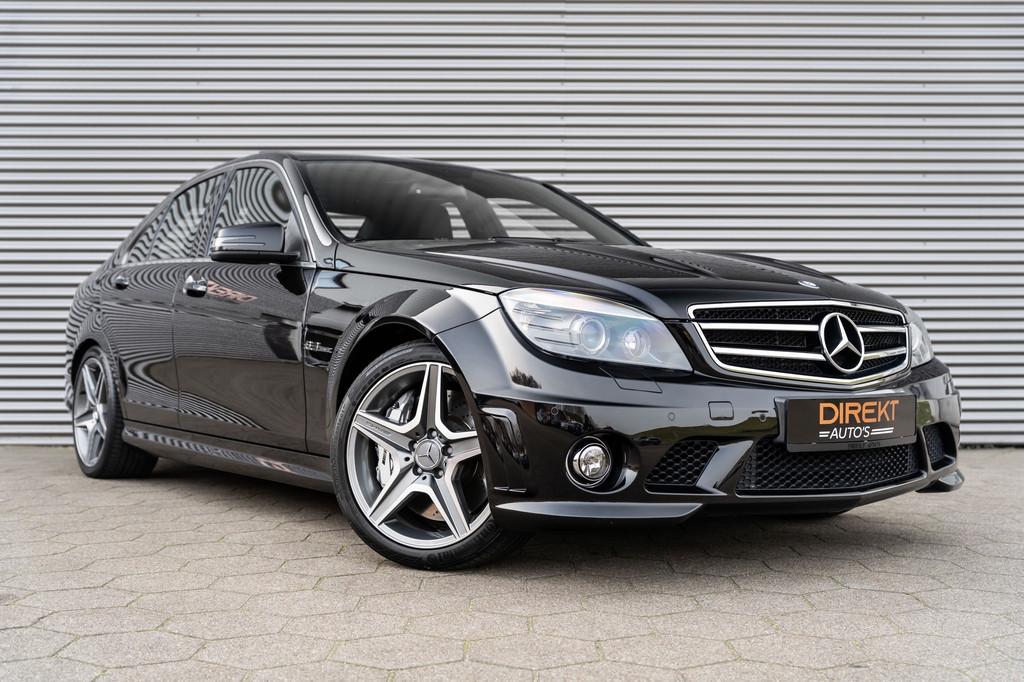 Mercedes-Benz C-klasse AMG C63 V8 DEALER ONDERHOUDEN, Automaat, Achterwielaandrijving, Zwart, Bedrijf