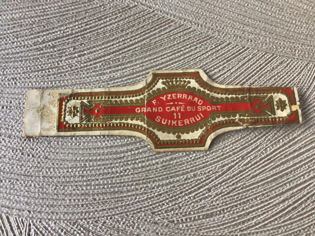 F. Yzerraad, Ophalen of Verzenden, Gebruikt, Sigarenbandjes