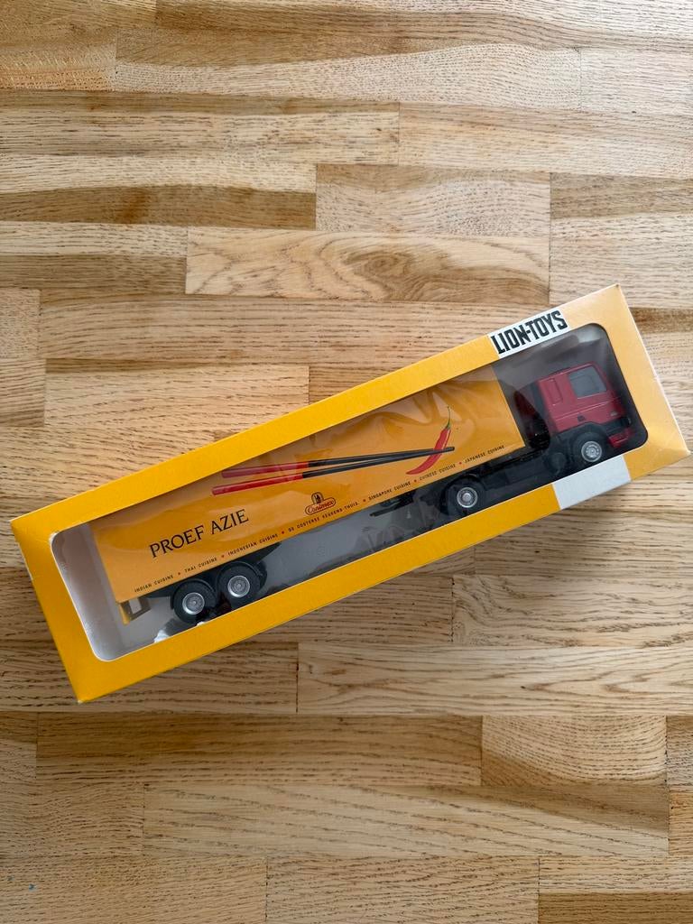Nieuw in doos - lion toys, Hobby en Vrije tijd, Modelauto's | 1:50, Ophalen, Zo goed als nieuw, Bus of Vrachtwagen, Lion Toys